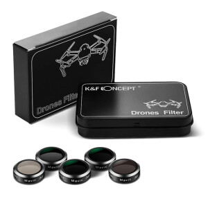 K&amp;F Concept ND + CPL + UV комплект светофильтров для DJI Mavic Air (5шт)