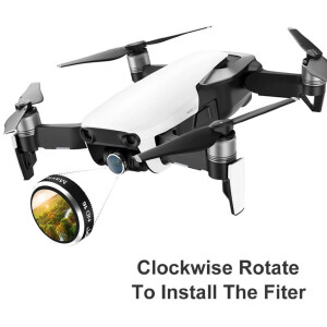 K&amp;F Concept ND + CPL + UV комплект светофильтров для DJI Mavic Air (5шт)