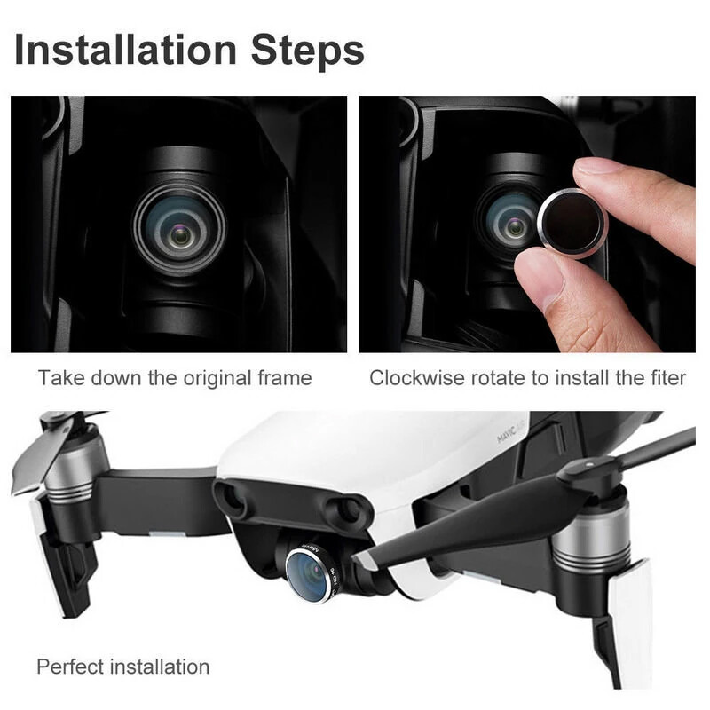 K&F Concept ND + ND/CPL комплект светофильтров для DJI Mavic Air (6шт)