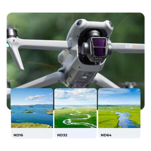 K&amp;F Concept ND/PL для DJI Air 3 (4шт) комплект светофильтров