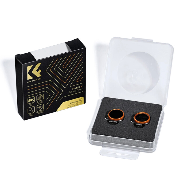 K&F Concept Nano-X VND для DJI Mini 4 Pro (2шт) комплект светофильтров