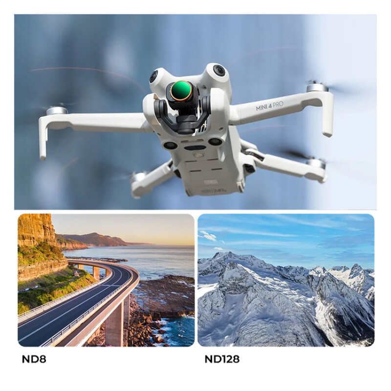 K&F Concept Nano-X VND для DJI Mini 4 Pro (2шт) комплект светофильтров