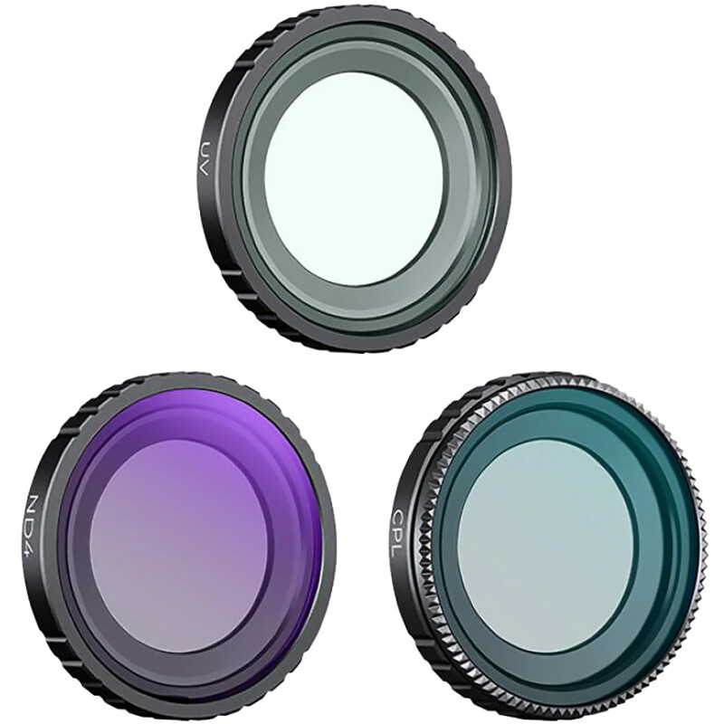 K&F Concept UV+CPL+ND4 для Insta360 GO 3S (3шт) комплект светофильтров