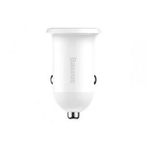 Baseus Grain Pro Car Charger (Dual USB 4.8A) White CCALLP-02 автомобильное зарядное устройство