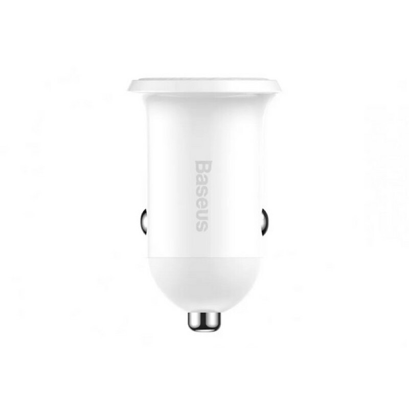 Baseus Grain Pro Car Charger (Dual USB 4.8A) White CCALLP-02 автомобильное зарядное устройство