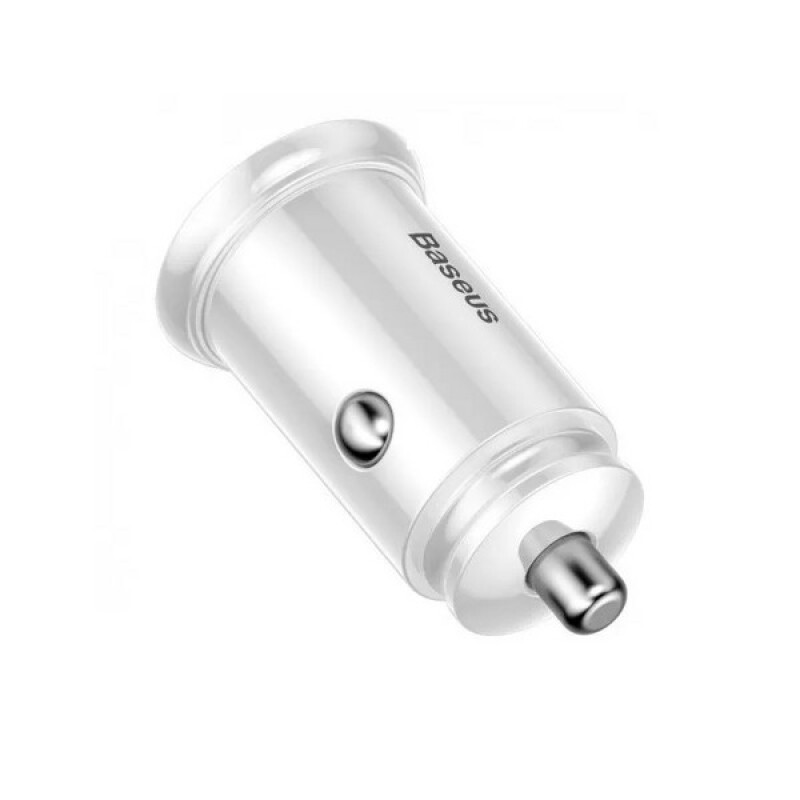 Baseus Grain Pro Car Charger (Dual USB 4.8A) White CCALLP-02 автомобильное зарядное устройство