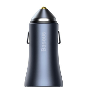 Baseus Golden Contactor Pro Dual Quick Charger Car Charger U+C 40W Dark Gray CCJD-0G азу