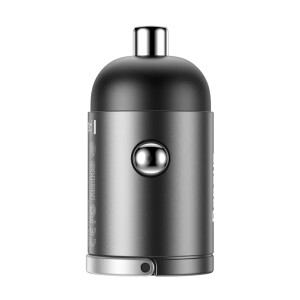 Baseus Tiny Star Mini Quick Charge Car Charger USB Port 30W Gray VCHX- A0G автомобильная зарядка