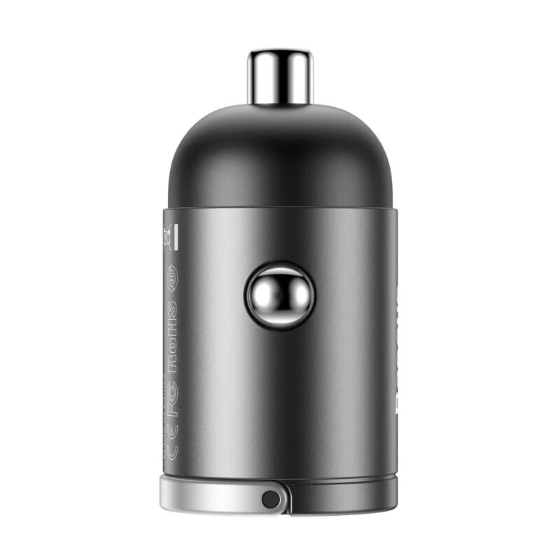 Baseus Tiny Star Mini Quick Charge Car Charger USB Port 30W Gray VCHX- A0G автомобильная зарядка