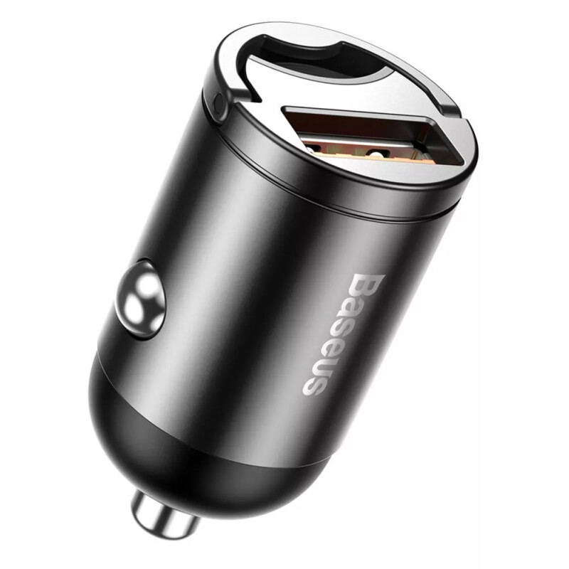 Baseus Tiny Star Mini Quick Charge Car Charger USB Port 30W Gray VCHX- A0G автомобильная зарядка