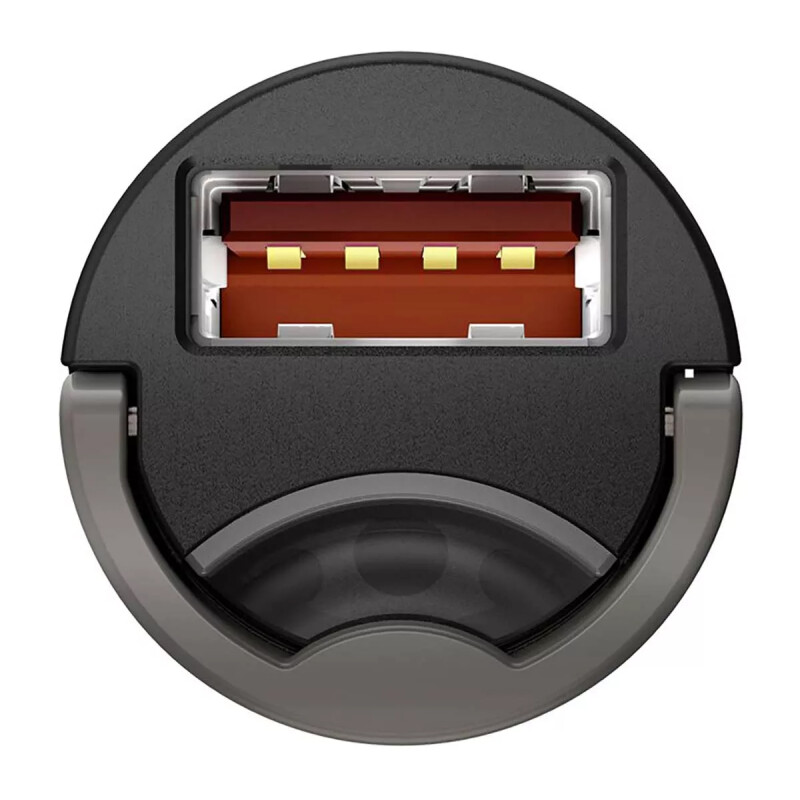 Baseus Tiny Star Mini Quick Charge Car Charger USB Port 30W Gray VCHX- A0G автомобильная зарядка