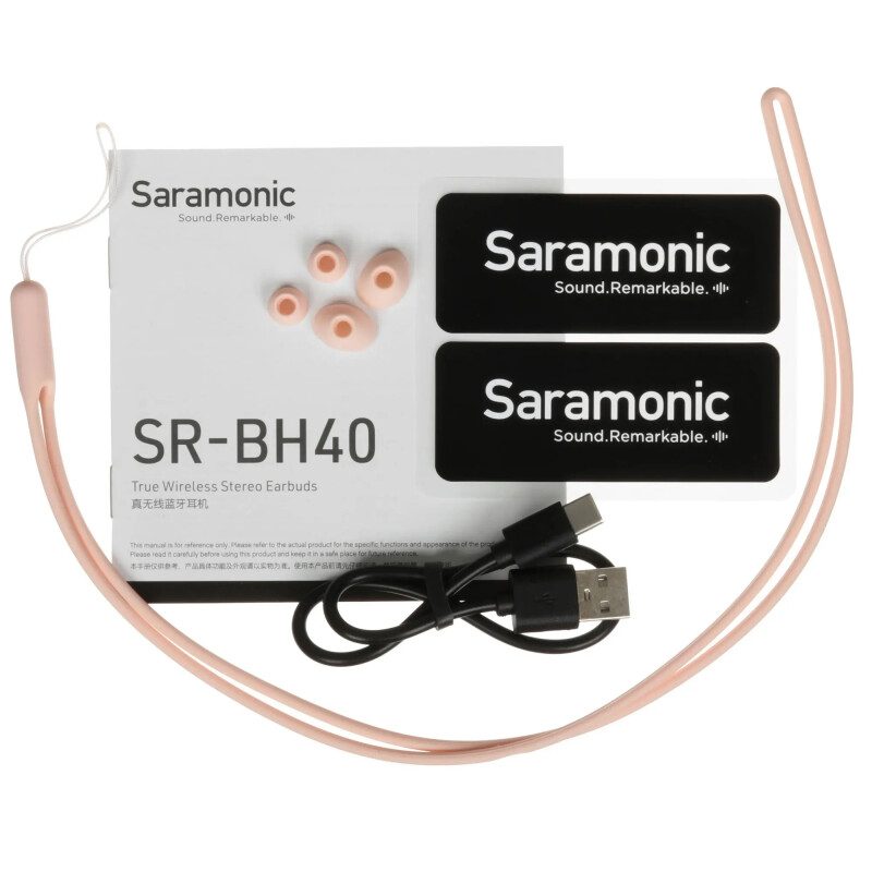 Saramonic SR-BH40-P наушники c Bluetooth розовые