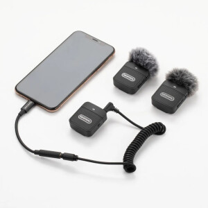 Saramonic Blink100 B2(TX+TX+RX) радиосистема 2,4Гц приемник+2 передатчика разъем 3,5мм