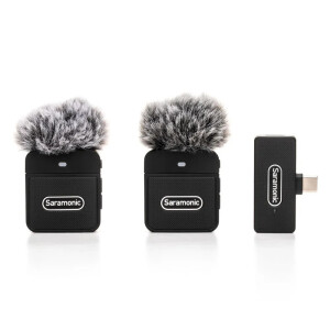 Saramonic Blink100 B6(TX+TX+RXUC) радиосистема 2,4Гц приемник+2 передатчика разъем Type-C