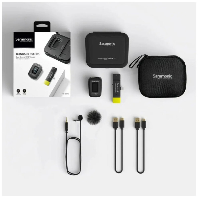 Saramonic Blink500 Pro B5 (TX+RXUC) радиостистема приемник и передатчик