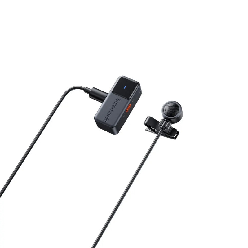 Saramonic Air-02 (TX+TX+RX) радиосистема 2,4 ГГц приемник+2 передатчика+2 проприетарных петличных ми