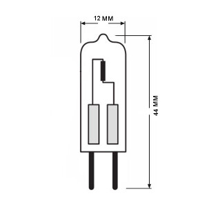 OSRAM 64440S 50W 12V G 6.35 лампа галогенная