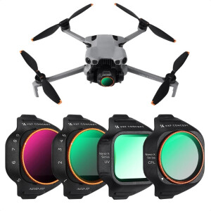 K&amp;F Concept UV, CPL, ND2-32, ND32-512 для DJI Mini 5 Pro (4шт) комплект светофильтров