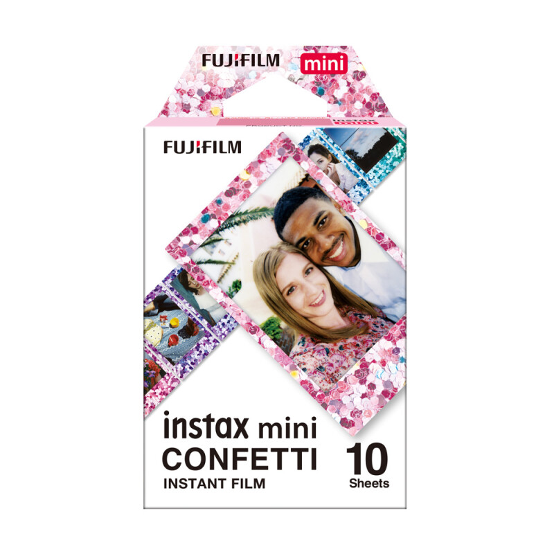 FUJIFILM Colorfilm Instax MINI Confetti картридж для камеры 10 листов 8.6x5.4см