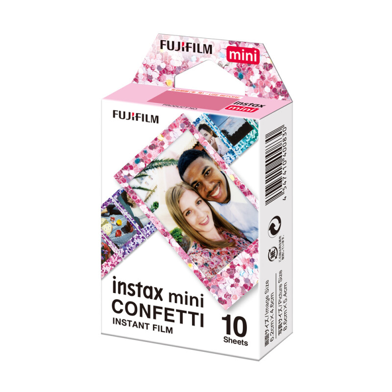 FUJIFILM Colorfilm Instax MINI Confetti картридж для камеры 10 листов 8.6x5.4см