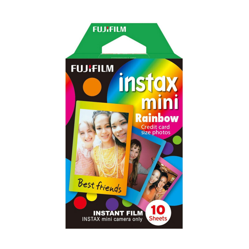 FUJIFILM Colorfilm Instax MINI Rainbow картридж для камеры 10 листов 8.6x5.4см