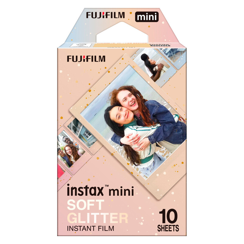 FUJIFILM Colorfilm Instax MINI Soft Glitter Confetti картридж для камеры 10 листов 8.6x5.4см