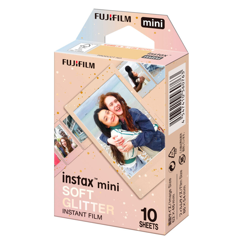 FUJIFILM Colorfilm Instax MINI Soft Glitter Confetti картридж для камеры 10 листов 8.6x5.4см
