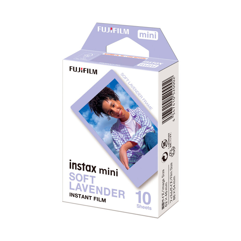 FUJIFILM Colorfilm Instax MINI Soft Lavanderкартридж для камеры 10 листов 8.6x5.4см