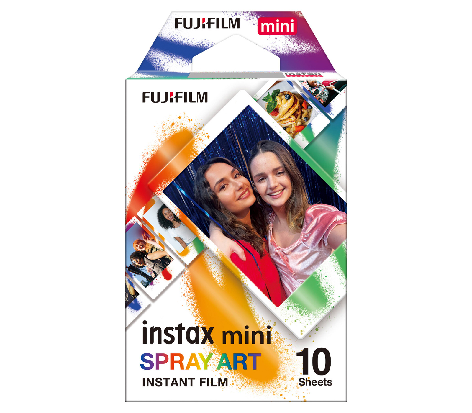 FUJIFILM Colorfilm Instax MINI Spray Art картридж для камеры 10 листов 8.6x5.4см