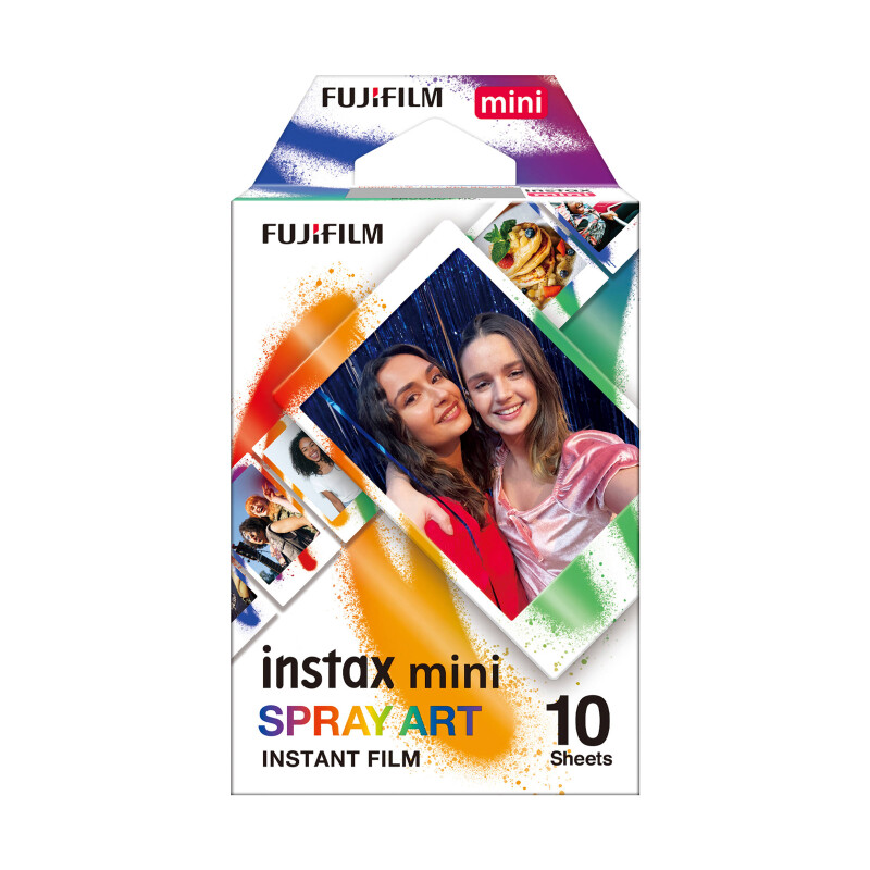 FUJIFILM Colorfilm Instax MINI Spray Art картридж для камеры 10 листов 8.6x5.4см