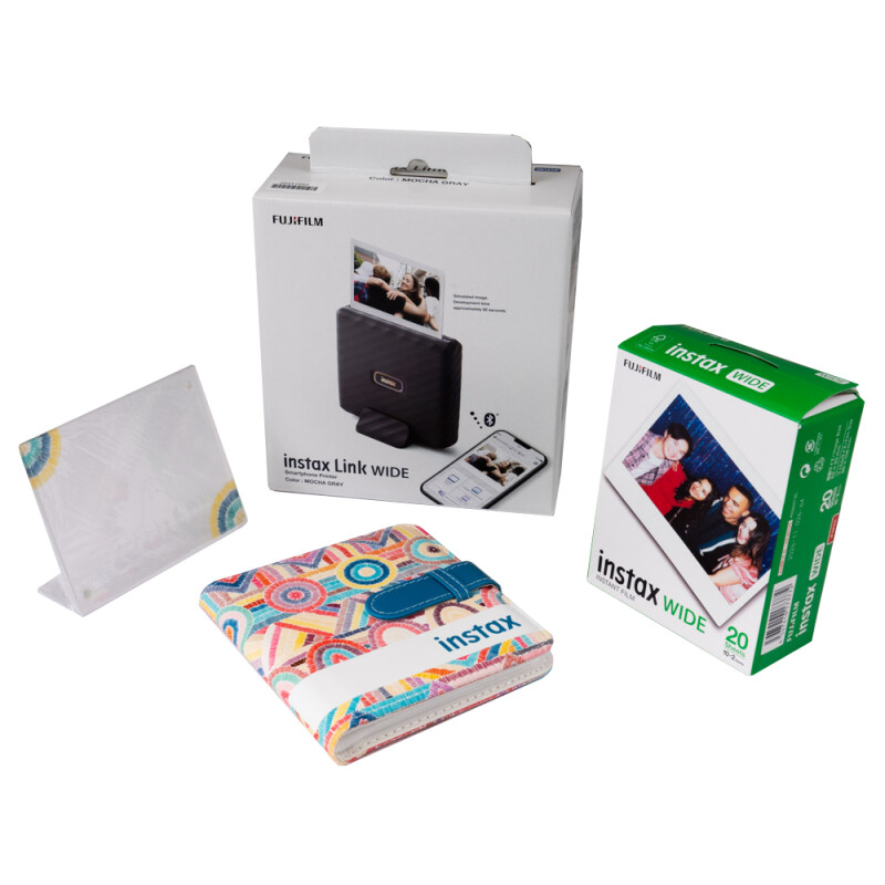 FUJIFILM Instax Link Wide Gift Box - Mocha Grey фотопринтер