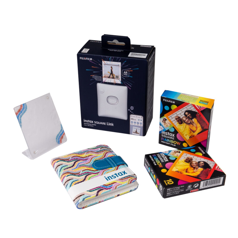 FUJIFILM Instax Square Link Gift Box - Ash White фотопринтер