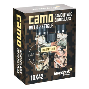 Levenhuk Camo Dots 10x42 бинокль с сеткой