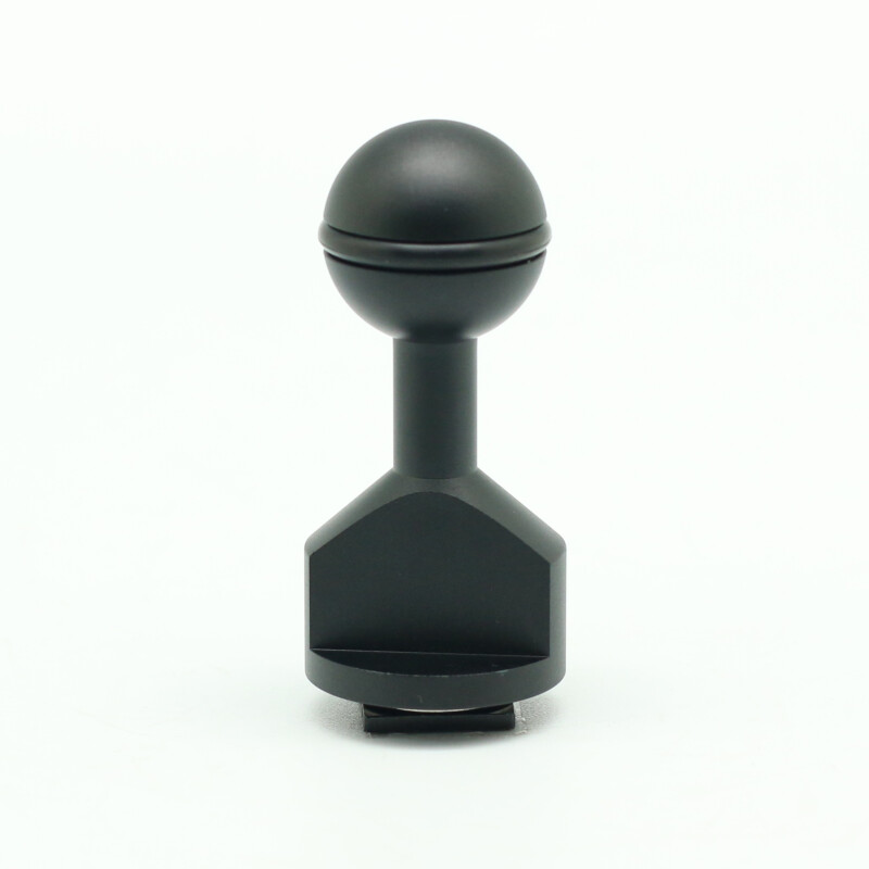 Seafrogs 2.5"/6.9cm Cold shoe - 1" ball adapter адаптер с холодного башмака на шар BH-3