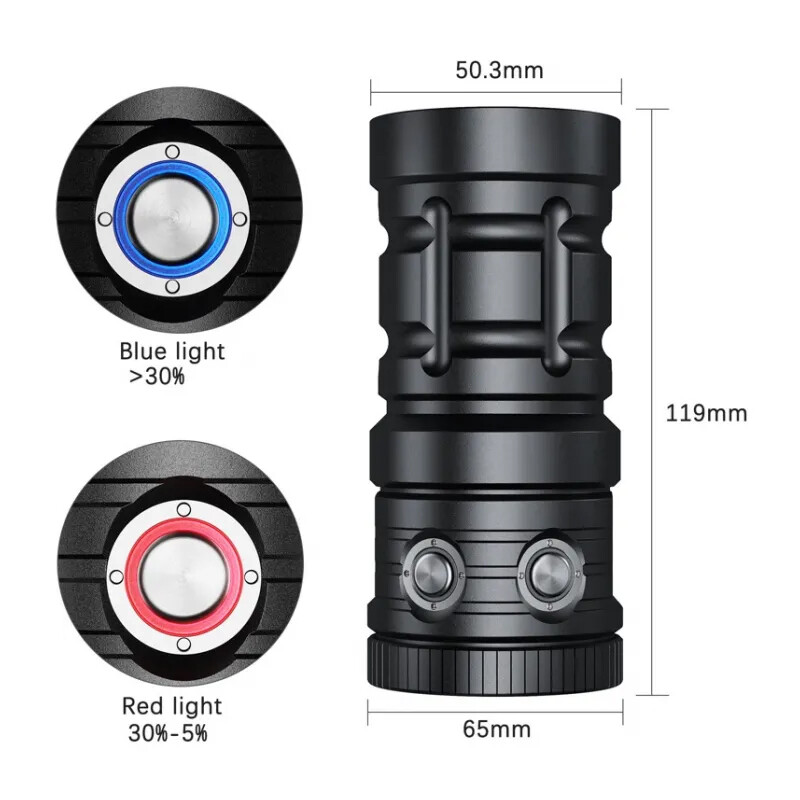 Seafrogs MK-18 LED video light подводный видео фонарь