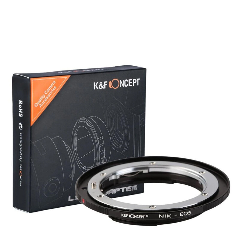 K&F Concept адаптер для объектива Nikon F на Canon EF KF06.088