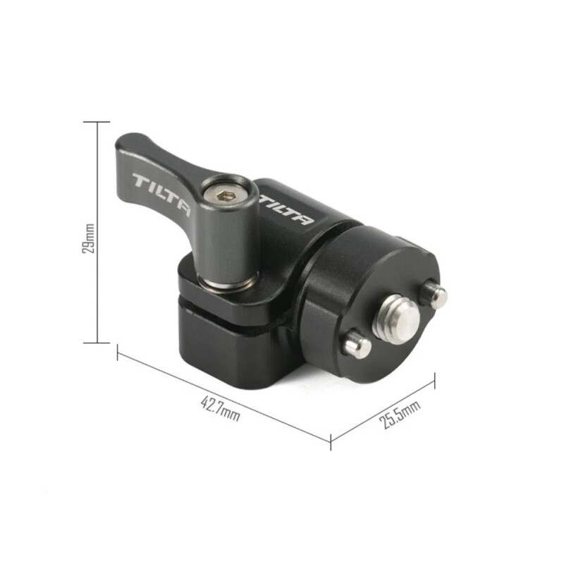 Tilta крепление для направляющей 15мм - 1/4" (Front Mounted) черное