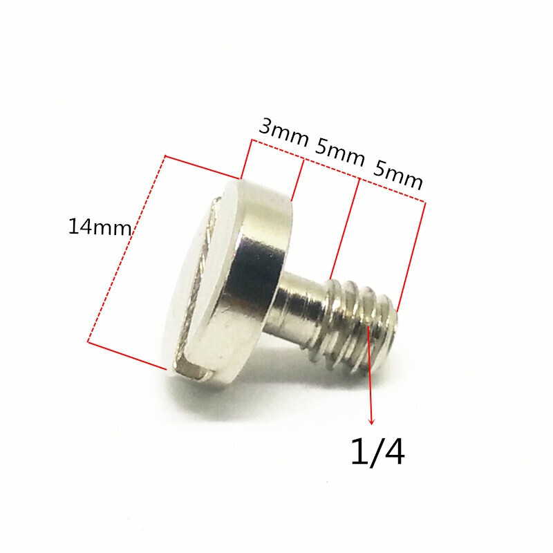 Fotokvant FLH-22x5 KIT комплект из 5 винтов 1/4" для крепления камеры