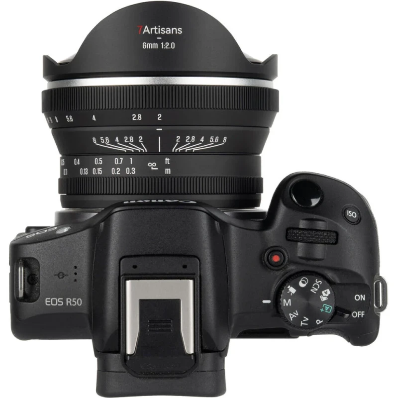 7Artisans 6mm f/2, объектив Fisheye для Canon RF-Mount (APS-C) объектив