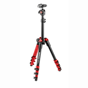 Manfrotto MKBFR1A4R-BH Befree One штатив и шаровая головка для фотокамеры (красный)