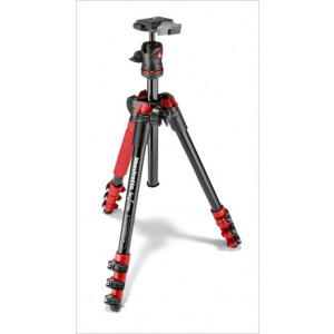 Manfrotto MKBFRA4R-BH Befree штатив и шаровая головка для фотокамеры красного цвета