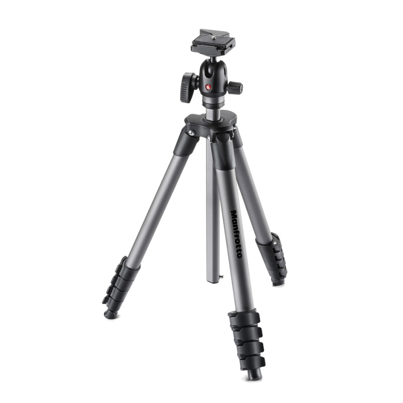 Manfrotto MKCOMPACTADVBH Compact Advanced штатив с шаровой головкой для фотокамеры (черный)
