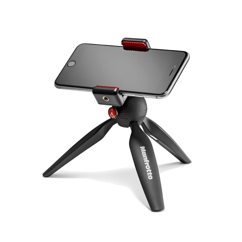 Manfrotto MKPIXICLAMP-BK мини-штатив с держателем для смартфона