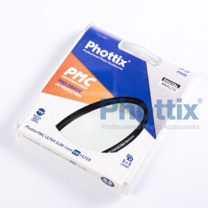 Phottix 40312 Pro-Grade PM-C Ultra Slim 1 мм UV 55 мм УФ-фильтр с многослойным покрытием