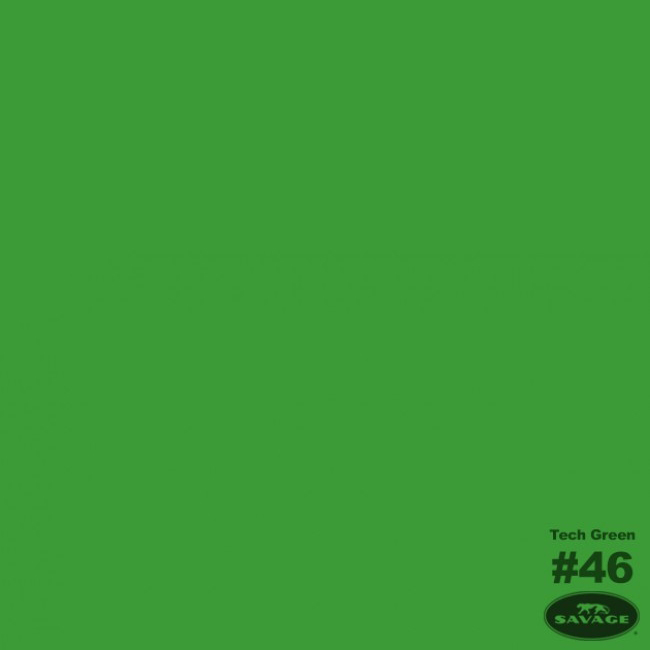 Savage (46-1253) Tech Green фон бумажный 1,35x11 м зеленый хромакей Savage (46-1253) Tech Green фон бумажный 1,35x11 м зеленый хромакей