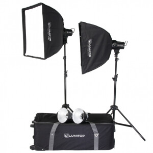 Lumifor AMATO 200 CLASSIC KIT комплект импульсных осветителей 2х200 Дж.