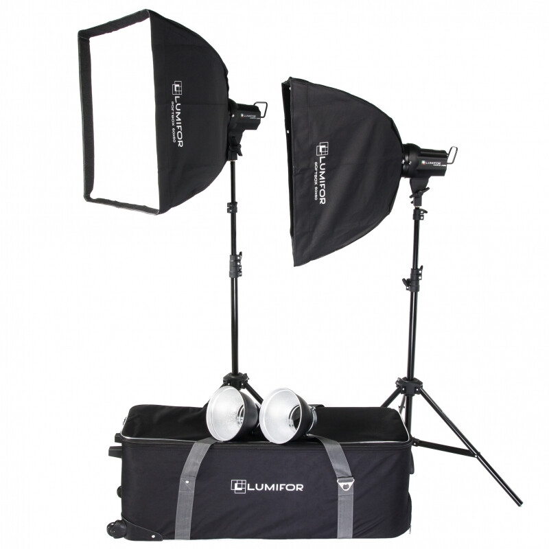 Lumifor AMATO 200 CLASSIC KIT комплект импульсных осветителей 2х200 Дж.
