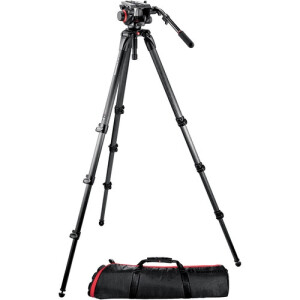 Manfrotto 536K штатив с видеоголовкой 504HD для видеокамеры
