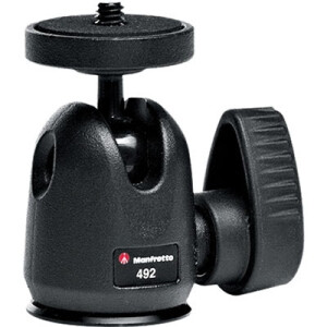 Manfrotto 492 MICRO BALL HEAD алюминиевая штативная шаровая голова