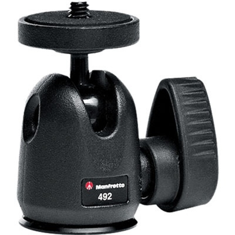 Manfrotto 492 MICRO BALL HEAD алюминиевая штативная шаровая голова